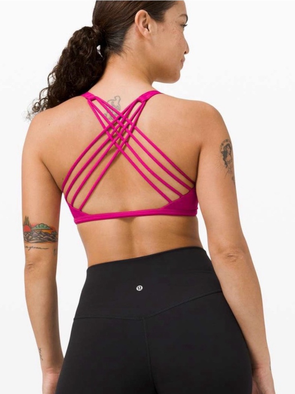 Lululemon Free to be Bra Magenta